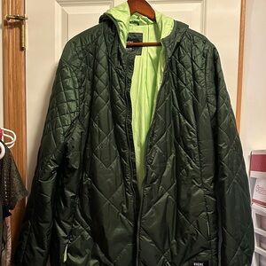Rhone Men's Dark Green Puffer Jacket